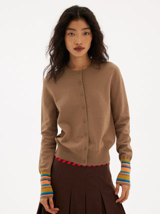 597c Retro Striped Knit sweater