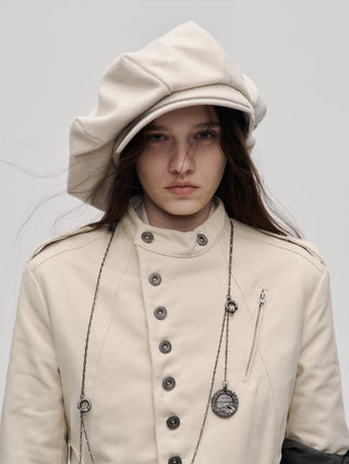 Tailored Napoleon Jacket-Ivory