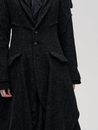 Moonlit Asymmetric Coat