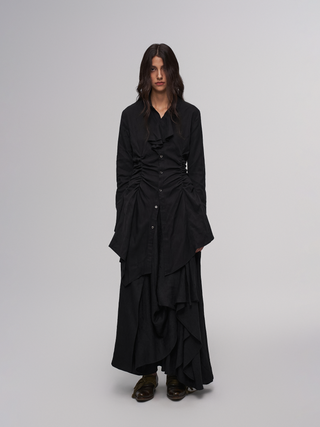 ILNya Pleated Midi Blouse