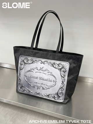 8Lome Archive Emblem Tyvek Tote