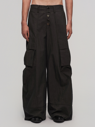 ILNya Rolled Curve Cargo Pants
