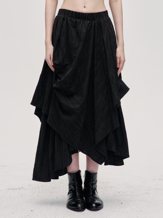 Shadowfall Pleated Skirt