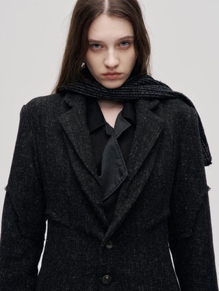 Moonlit Asymmetric Coat
