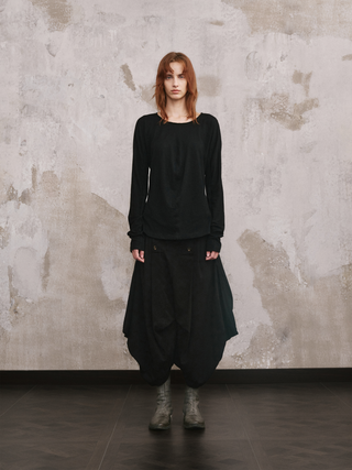 ILNya Twist Long-Sleeve Wool Top