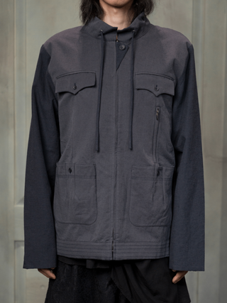 Convertible Backpack Jacket-Misty Navy