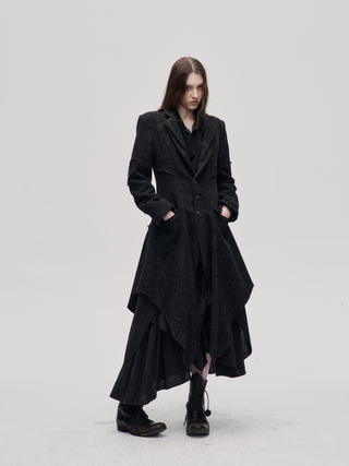 Moonlit Asymmetric Coat