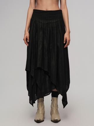 ILNya Accordion Pleats Skirt