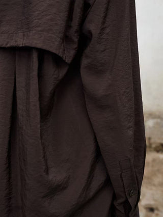 ILNya Mohair Blend Hooded Overshirt