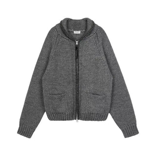Simple Project Cowichan Sweater-Gray