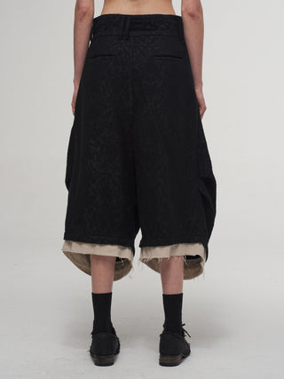 ILNya Jacquard Cropped Pants