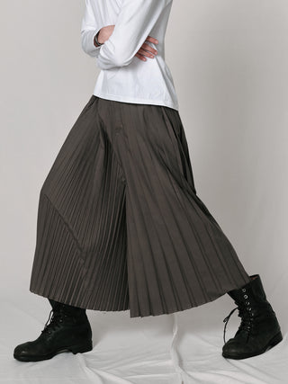 KILLWHY Palm Leaf Pleated Pants-Sage