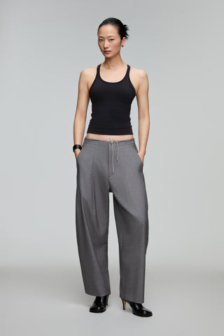 OPICLOTH Jacquard Cropped Pants