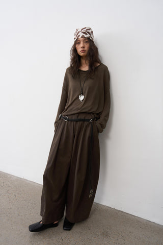 BALIANG Bloom Pants-Brown