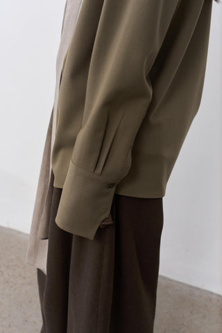 BALIANG Ribbon Shirt-Lotus Green