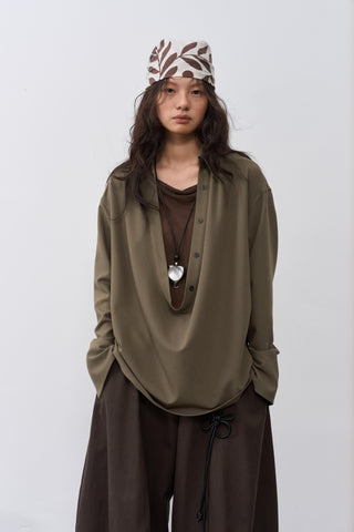 BALIANG Ribbon Shirt-Lotus Green