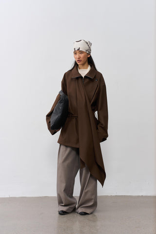 BALIANG Elegant Jacket-Brown