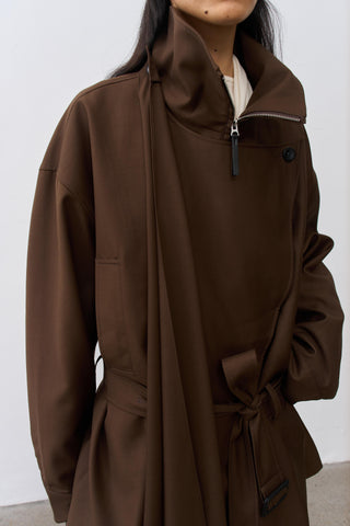 BALIANG Elegant Jacket-Brown
