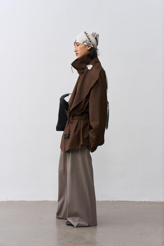 BALIANG Elegant Jacket-Brown