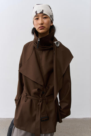 BALIANG Elegant Jacket-Brown