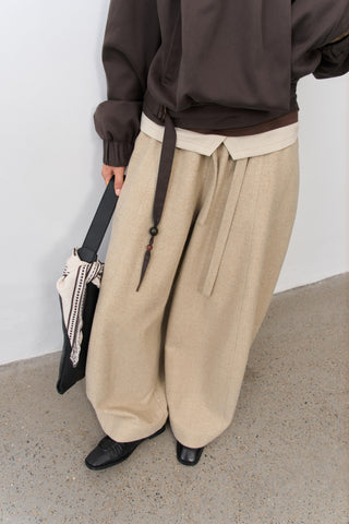 BALIANG Northern Trousers-Ivory
