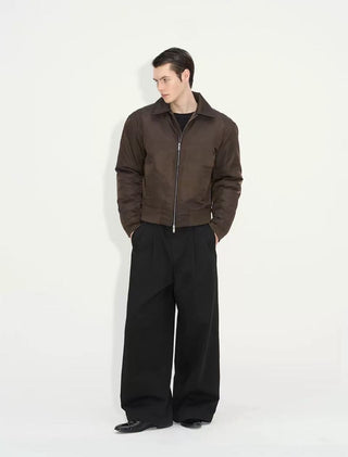 NFAI Nylon Puffer Jacket-Brown