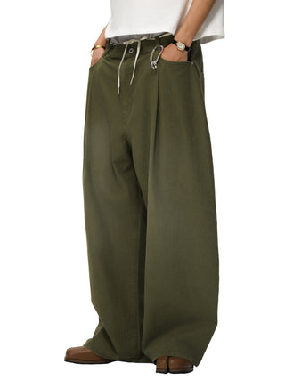 6CRAYON Retro Herringane Washed Trousers