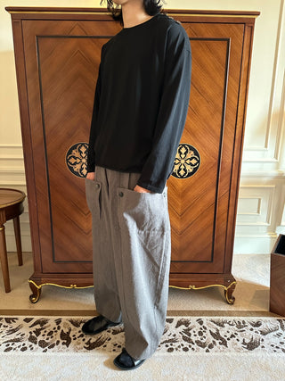 Conchoboe Sailor Pants-Brown