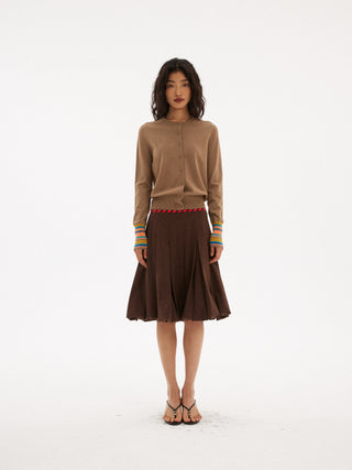 597c Retro Striped Knit sweater