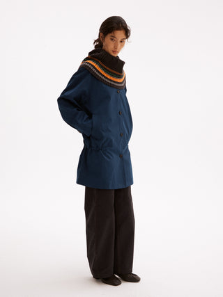 597c Work Cotton Trench Jacket