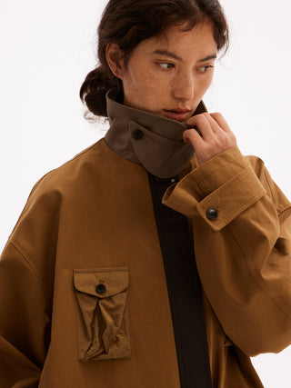 597c Multi-pocket Utility Trench Coat