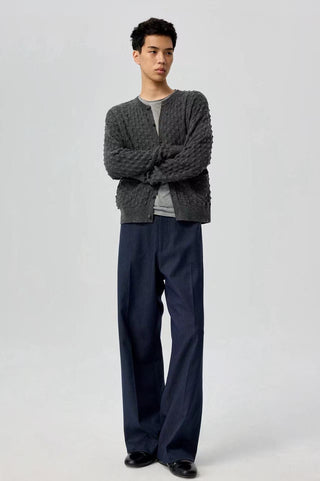 Simple Project Belted Relaxed Trousers