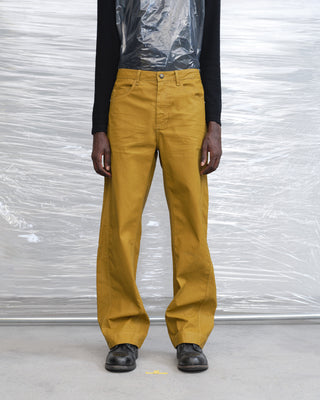 KILLWHY Waxed Jeans-Mud Yellow