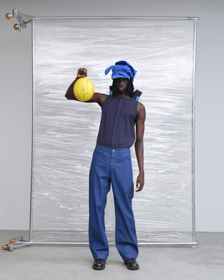 KILLWHY Waxed Jeans-Iron Blue