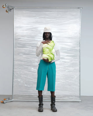 KILLWHY Air Layer Cropped Trousers-Teal