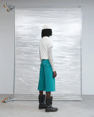 KILLWHY Air Layer Cropped Trousers-Teal