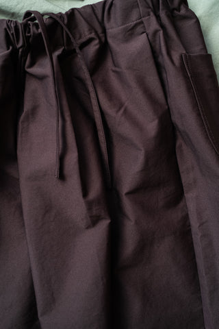MIZUTOKI Crisp Pants-Rosewood Brown
