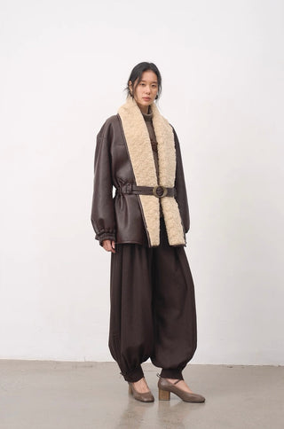 BALIANG Reversible Shearling Jacket
