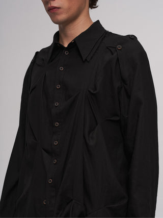 ILNya Ramie Patchwork Shirt