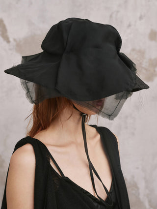 ILNya Silk Veil Oxford Sun Hat