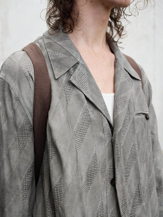 ILNya Jacquard Mid-Length Shirt