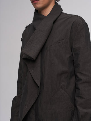 ILNya Asymmetric Hem Trench Coat