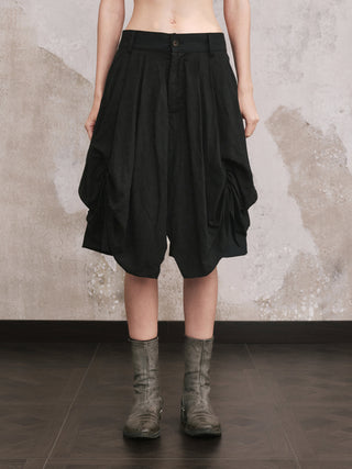 ILNya Pleated Butterfly Shorts
