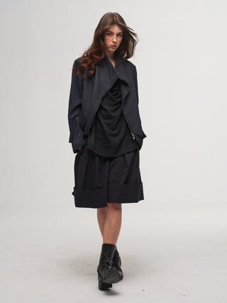 ILNya Woven Linen Textured Jacket