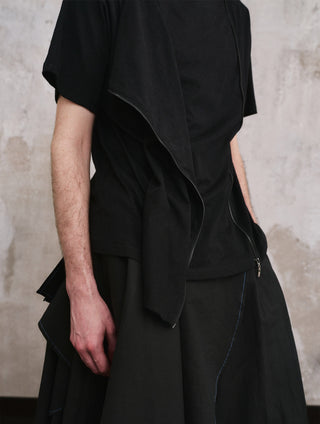 ILNya Multi-Wear Zipper T-Shirt