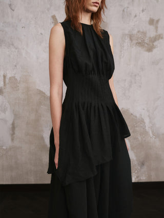 ILNya Ruched Longline Vest Top