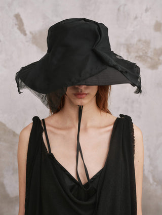 ILNya Silk Veil Oxford Sun Hat