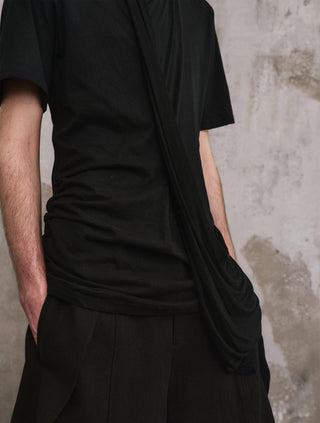 ILNya Draped Deconstructed T-Shirt
