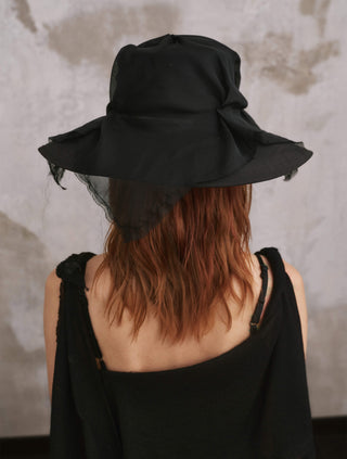 ILNya Silk Veil Oxford Sun Hat