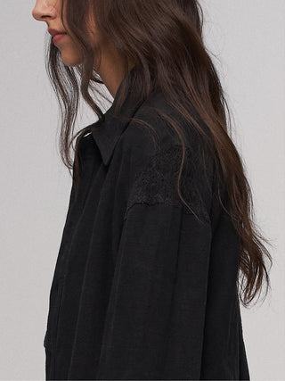 ILNya Asymmetrical Ruffle Shirt